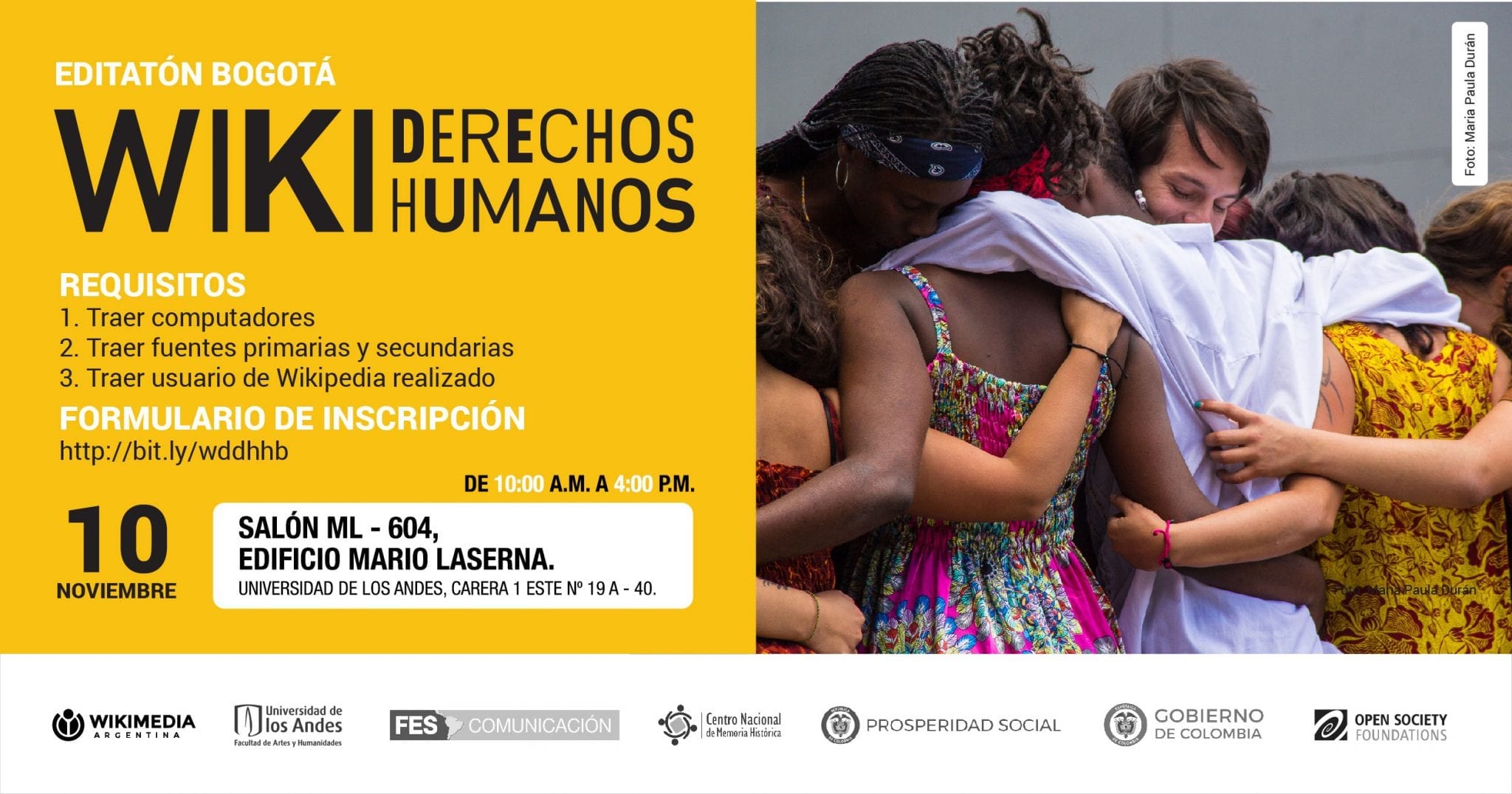 Editatón Bogotá, WIKI derechos humanos