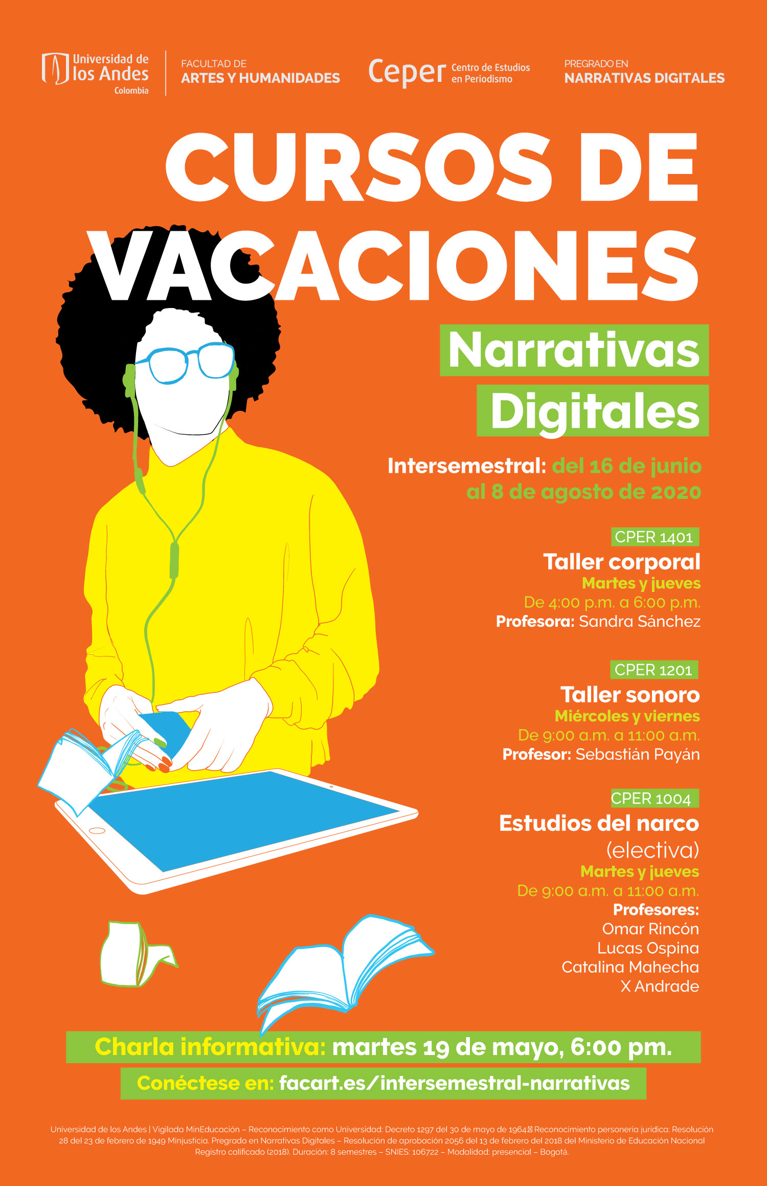 Cursos de vacaciones Narrativas Digitales 2020-19