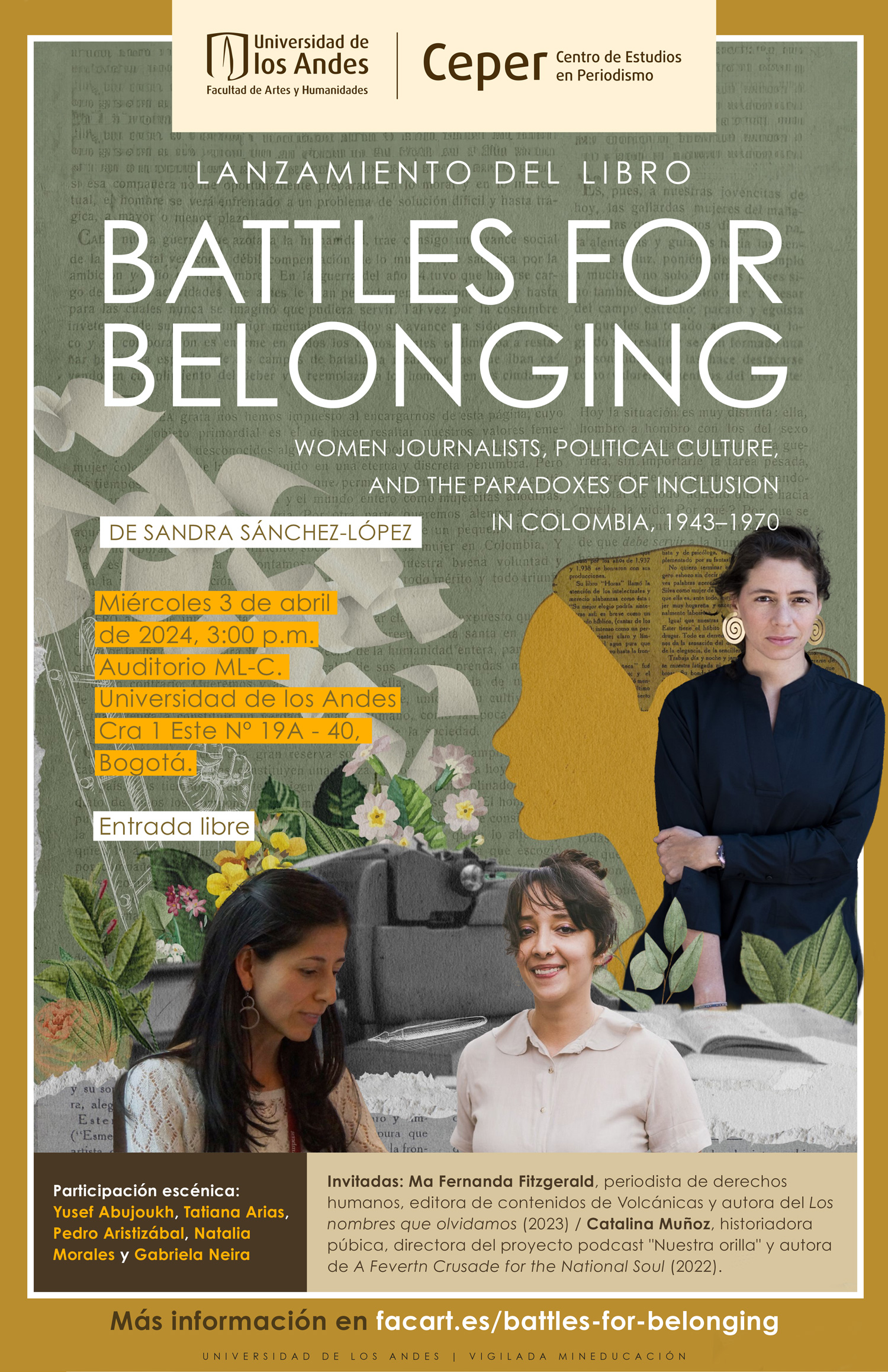 Lanzamiento del libro Battles for Belonging de Sandra Sánchez
