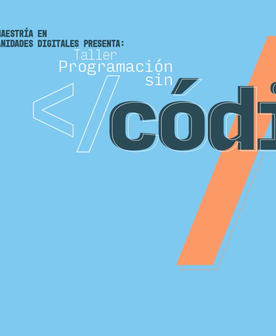 Taller: Programación sin código: introducción al análisis de datos para humanistas con Orange