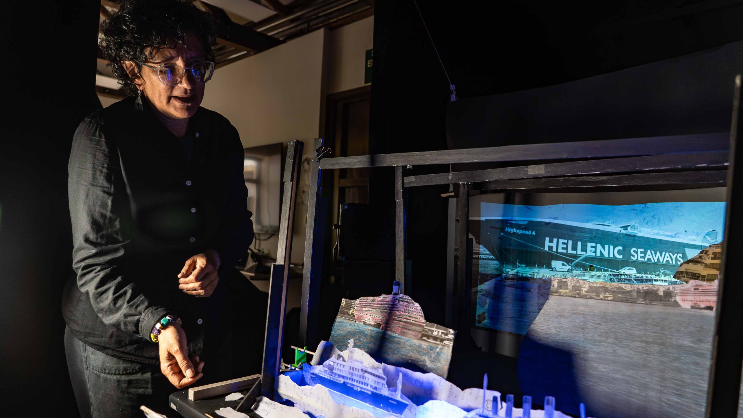Cecilia Traslaviña realiza residencia artística en la Facultad de Artes y Humanidades